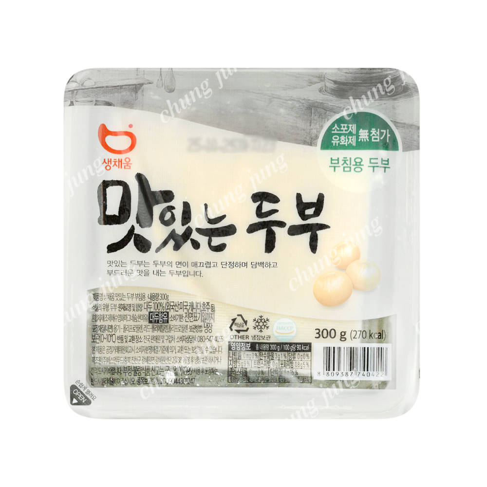 두부(맛있는(부침),생채움,300g)