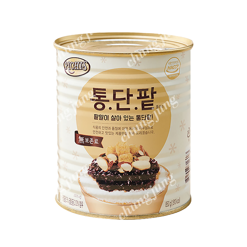 빙수팥(통단팥플러스,리치스,850g)