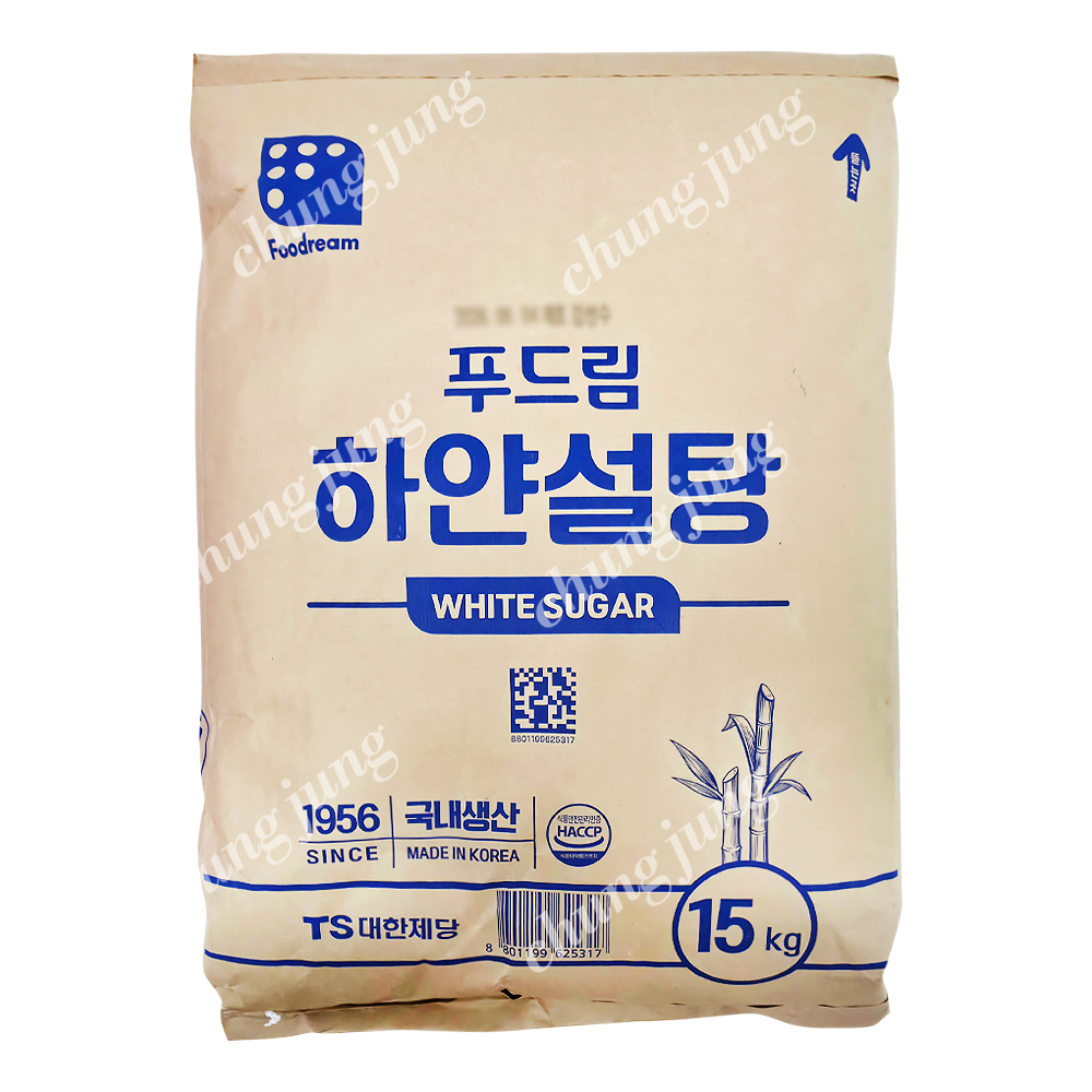 설탕(정백당하얀,푸드림,15kg)