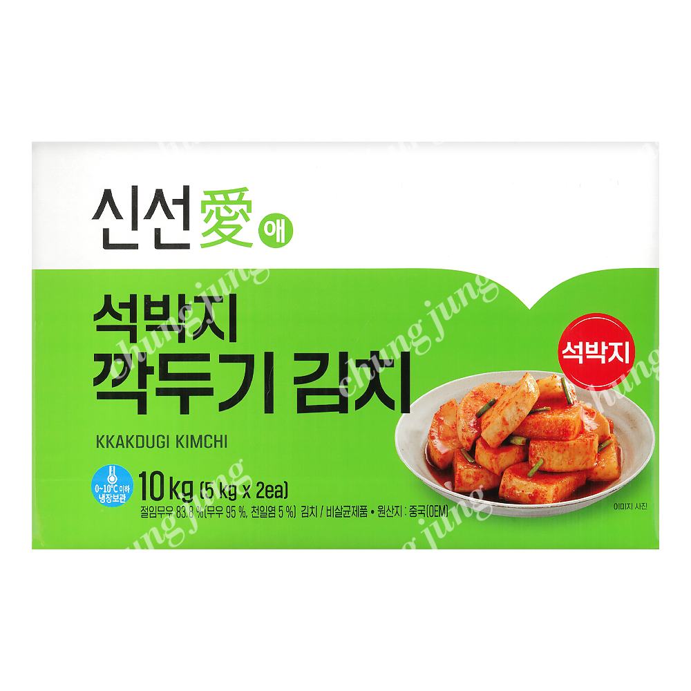 김치(깍두기(석박지),신선애,중국산,10kg)