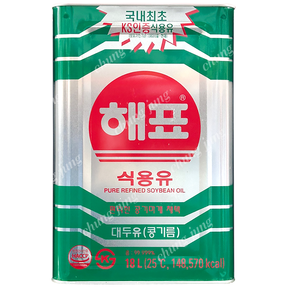 식용유(콩기름,해표,18L)