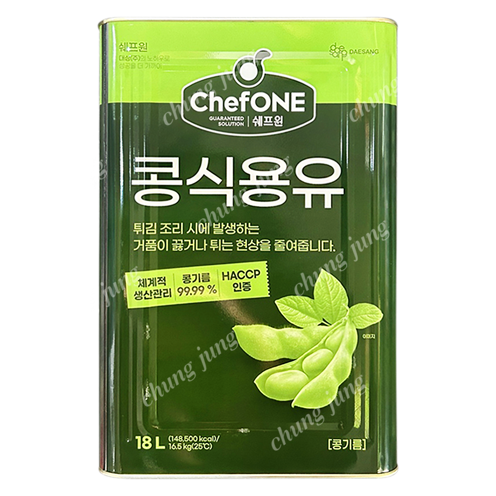 식용유(콩기름,쉐프원,18L)