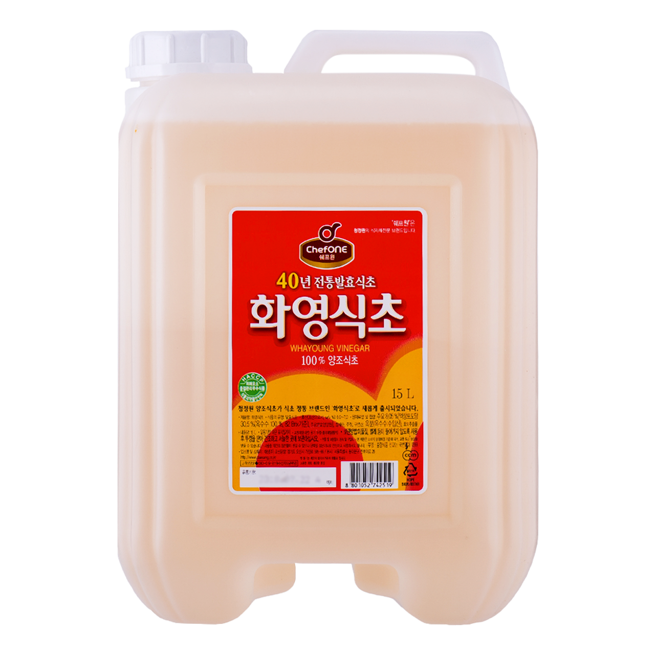 식초(화영,쉐프원,15L)