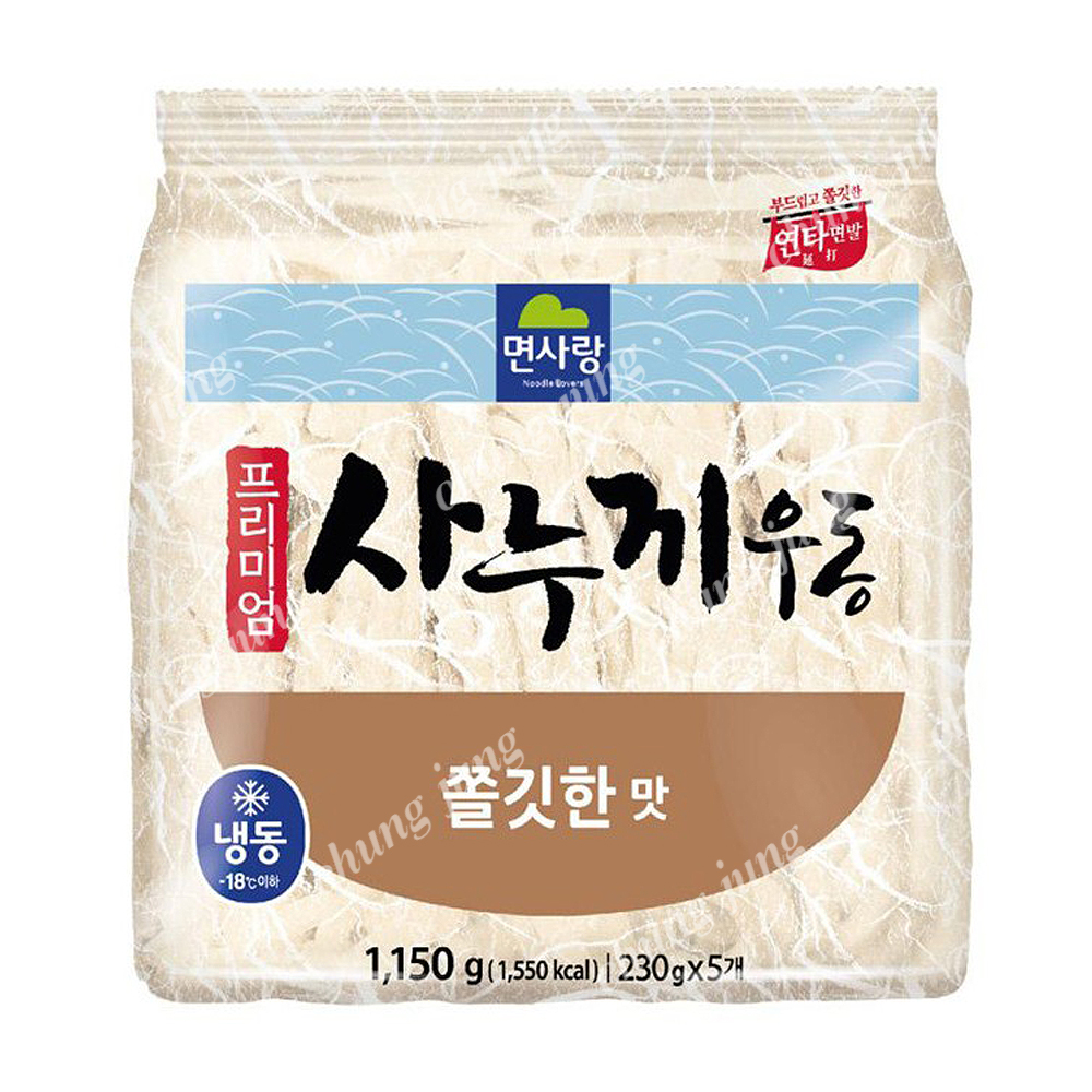 우동면(프리미엄,사누끼(쫄깃),면사랑,230g*5입)