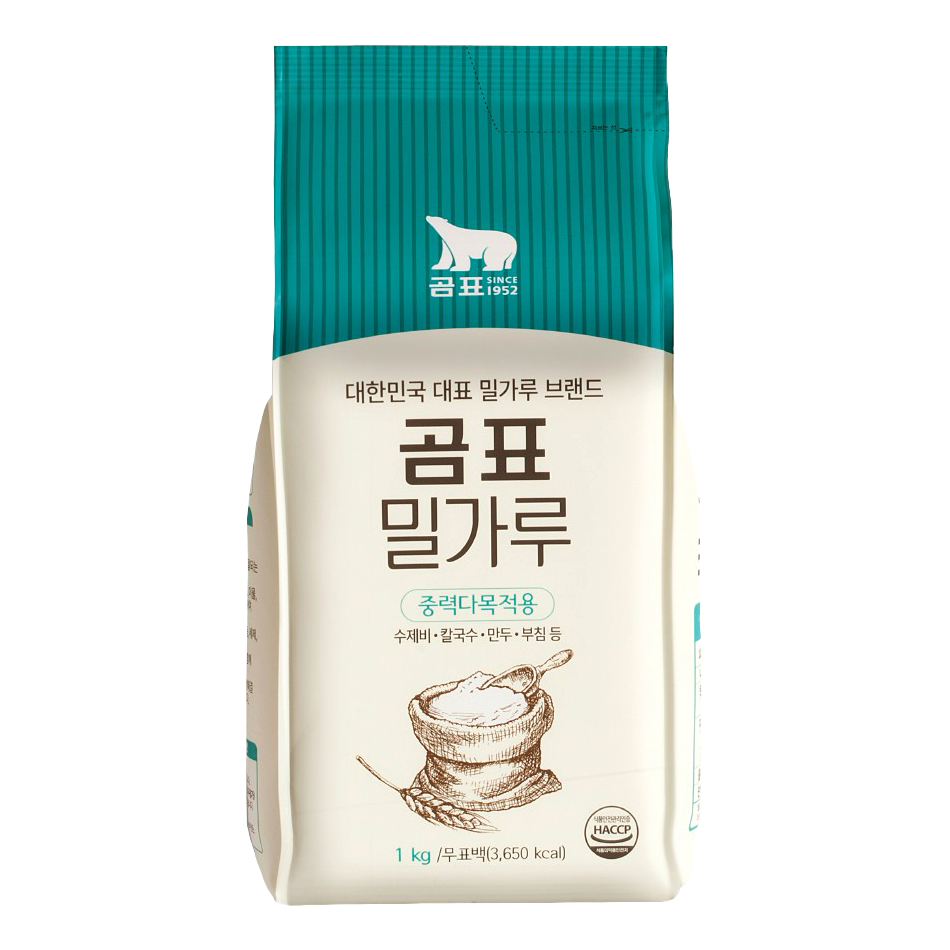 밀가루(중력,곰표,1kg)