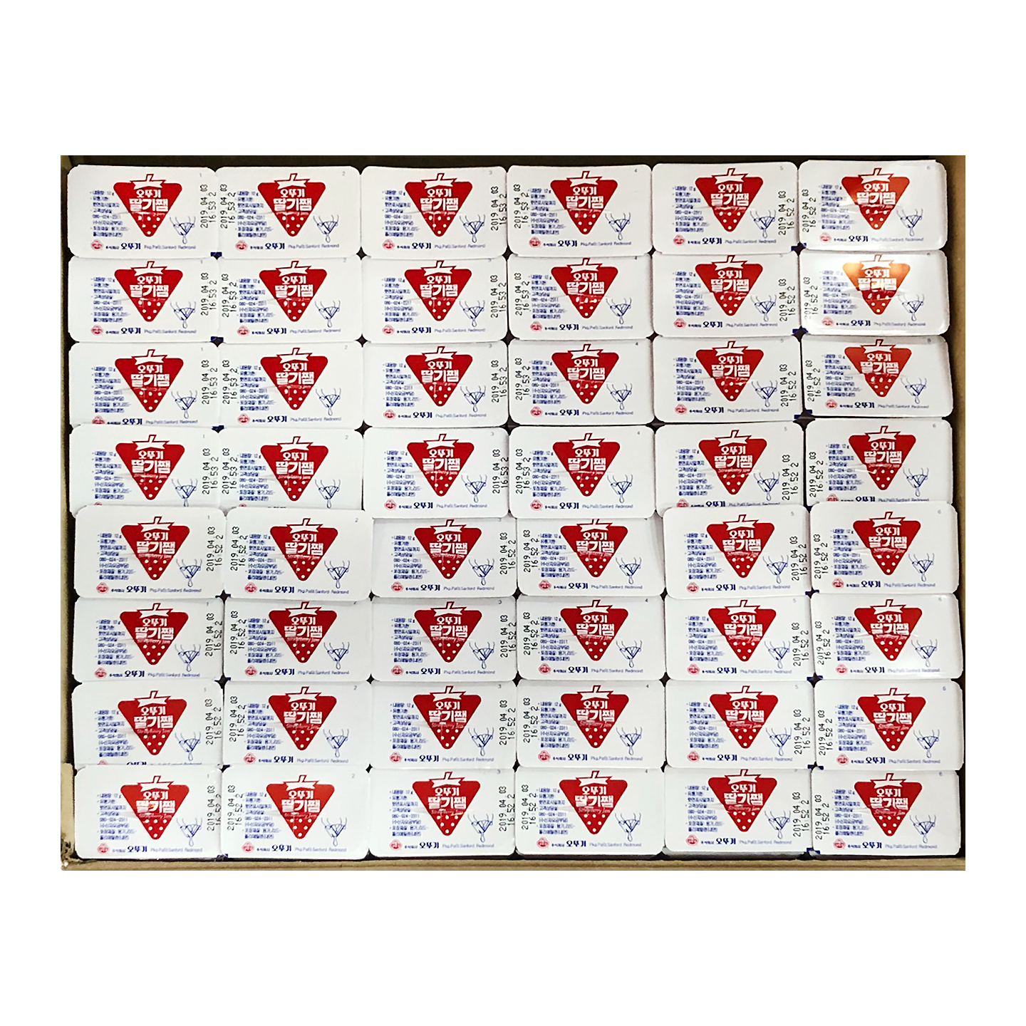 오뚜기딸기잼/디스펜팩/12g*480입