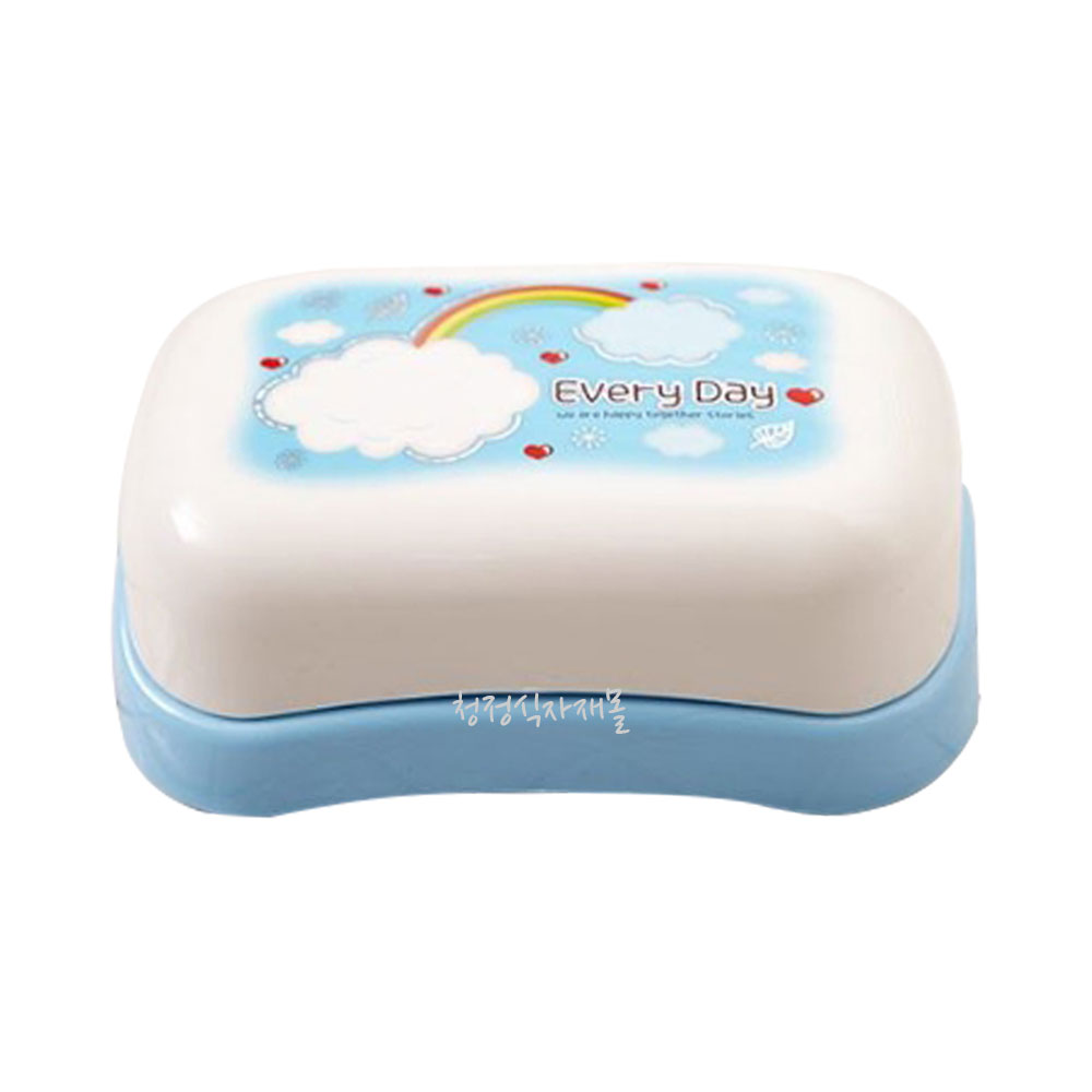 PSW/구름홀로그램뚜껑비누갑