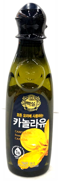 식용유(카놀라유,백설,500ml)