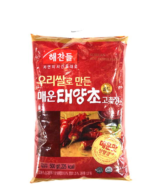 고추장(우리쌀태매운(봉),해찬들,500g)