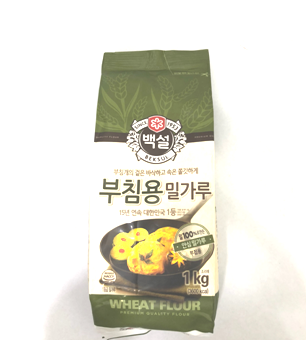밀가루(부침용,백설,1kg)