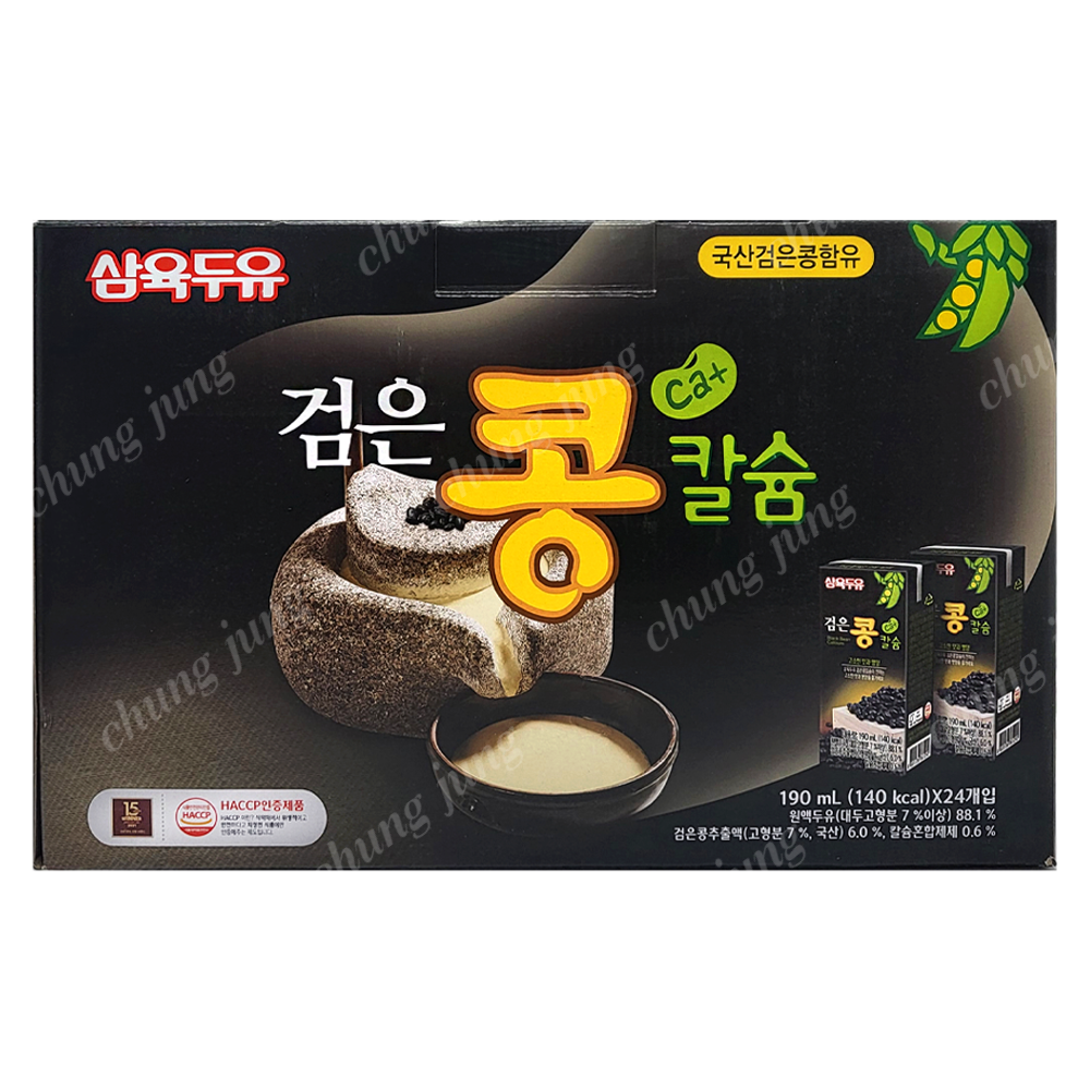 두유(검은콩칼슘,삼육,190ml*24입)