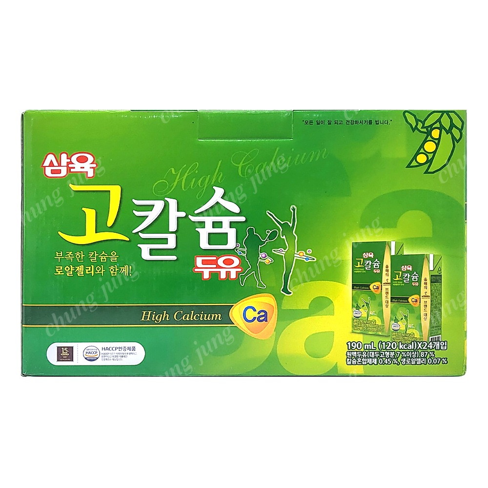 두유(고칼슘,삼육,190ml*24입)