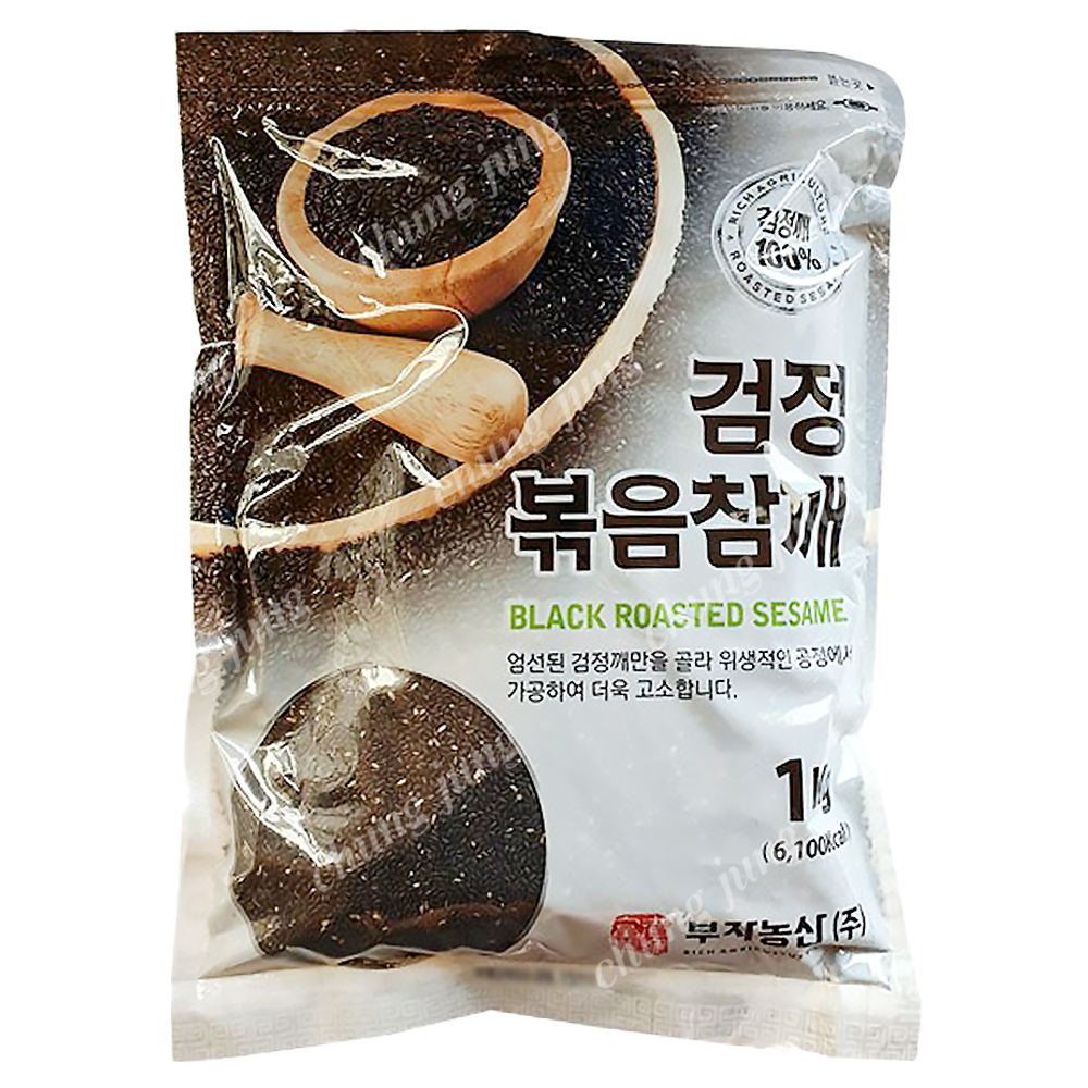 볶음참깨(검정깨,부자농산,수입산,1kg)