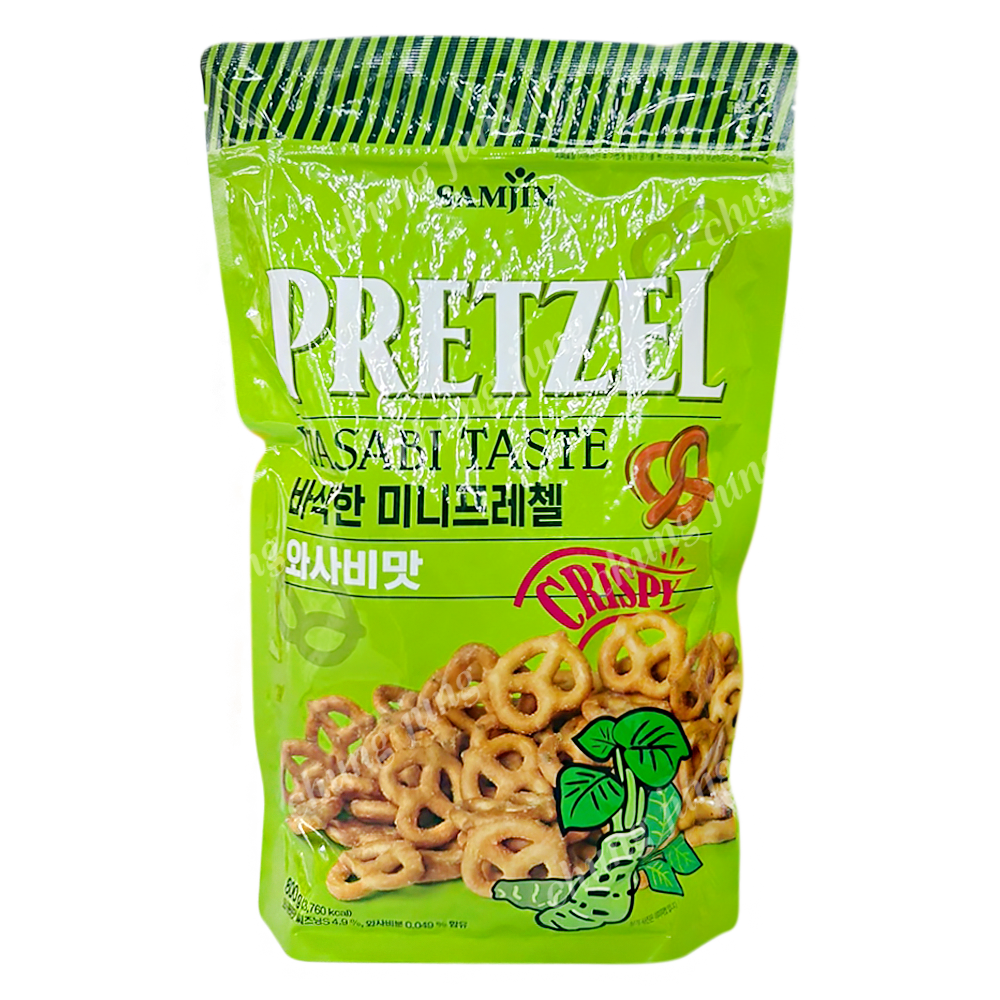PDY/스낵(미니프레첼(와사비),삼진,800g)