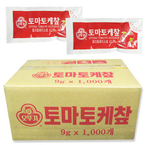 케찹(일회용,오뚜기,9g*1000입)