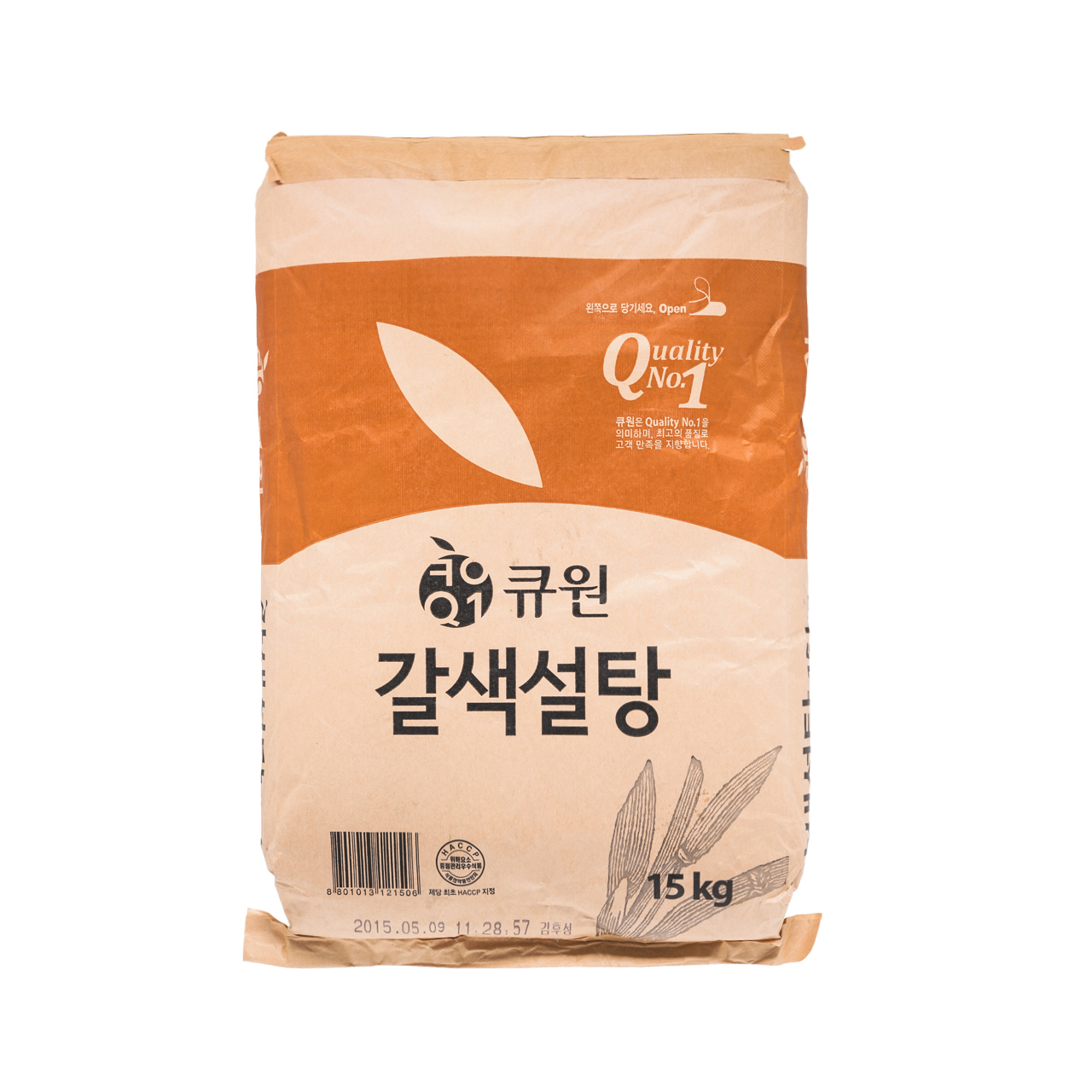 설탕(중백당갈색,큐원,15kg)