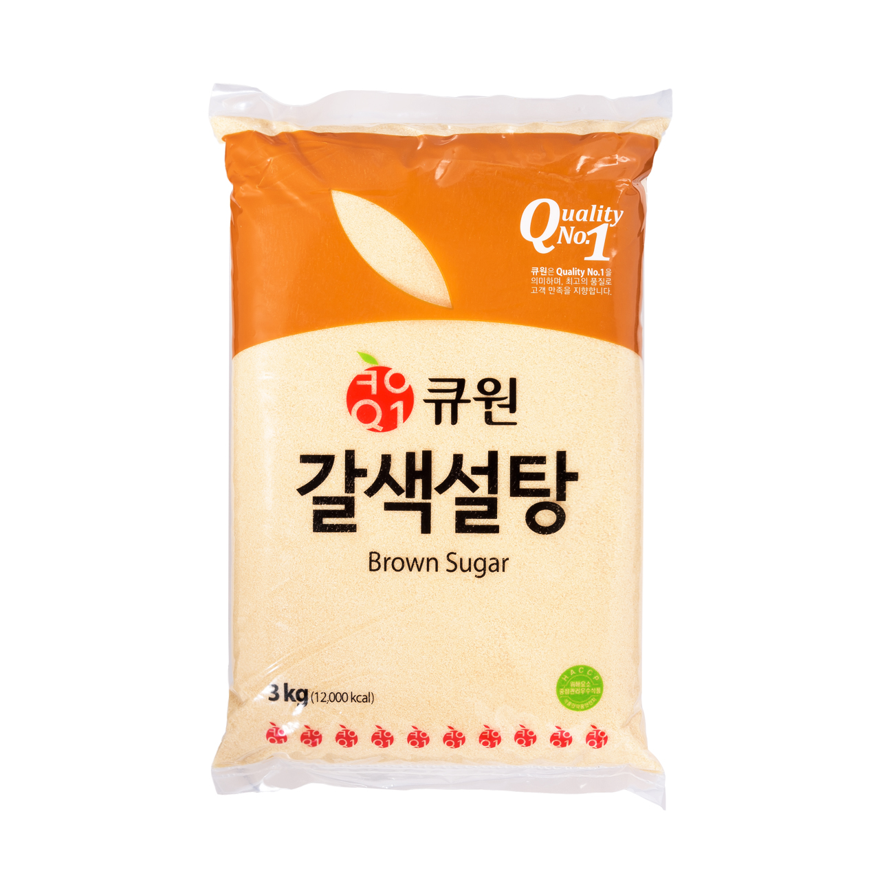 설탕(중백당갈색,큐원,3kg)