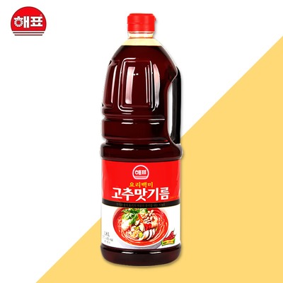 고추맛기름(요리백미,해표,1.8L)