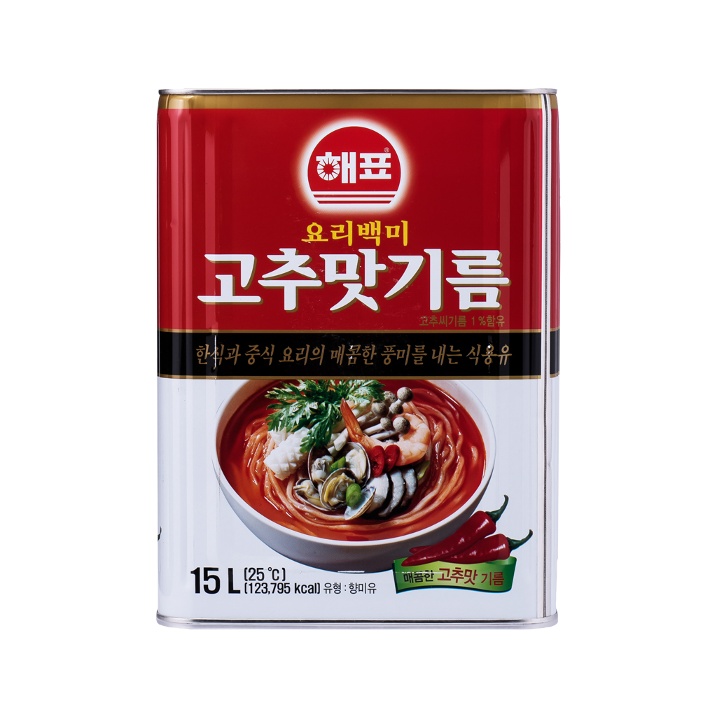 고추맛기름(요리백미,해표,15L)