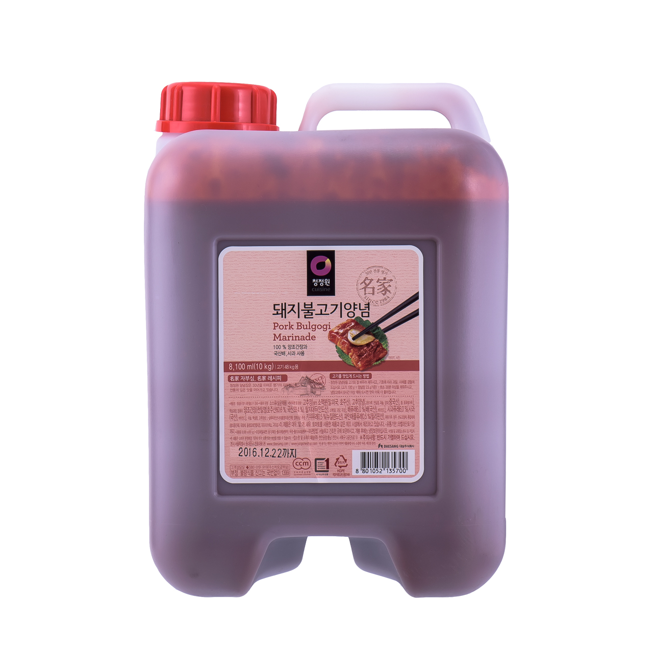 소스(돼지불고기양념,청정원,10kg)