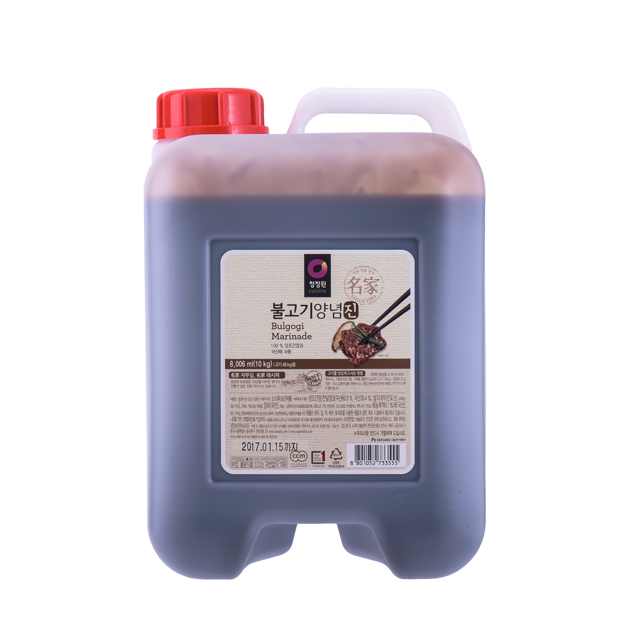 소스(소불고기양념,청정원,10kg)