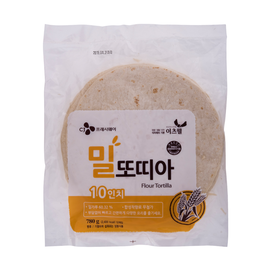 또띠아(밀,10인치,이츠웰,780g)