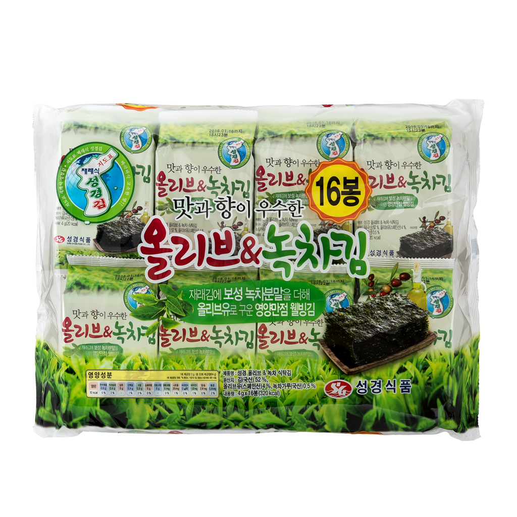 김(올리브&녹차,성경,4g*16)