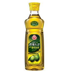 식용유(올리브유,압착,프레스코,오뚜기,500ml)