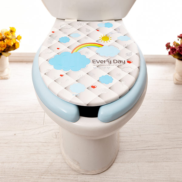 PSW/구름홀로그램변기카바중형U형